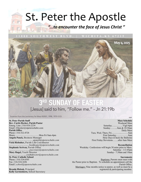 May 4, 2025 Bulletin