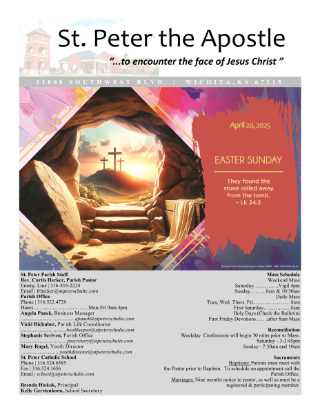 April 20, 2025 Bulletin
