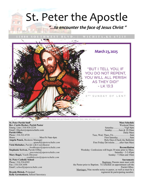 March 23, 2025 Bulletin