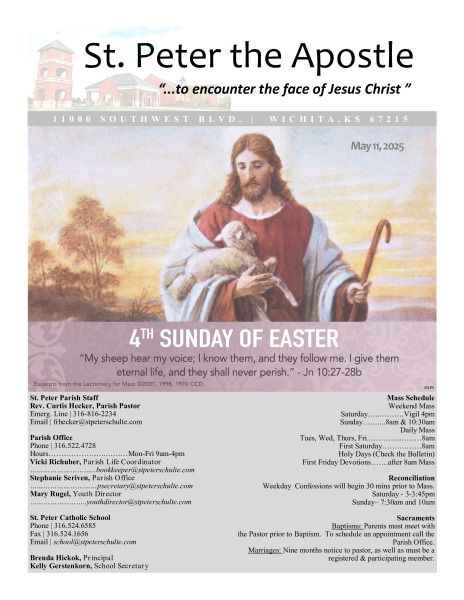 May 11, 2025 Bulletin