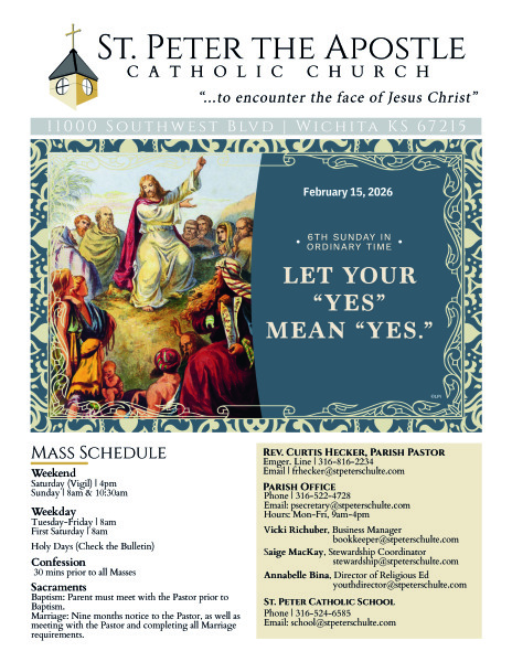 February 15, 2026 Bulletin