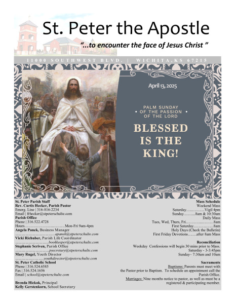 April 13, 2025 Bulletin